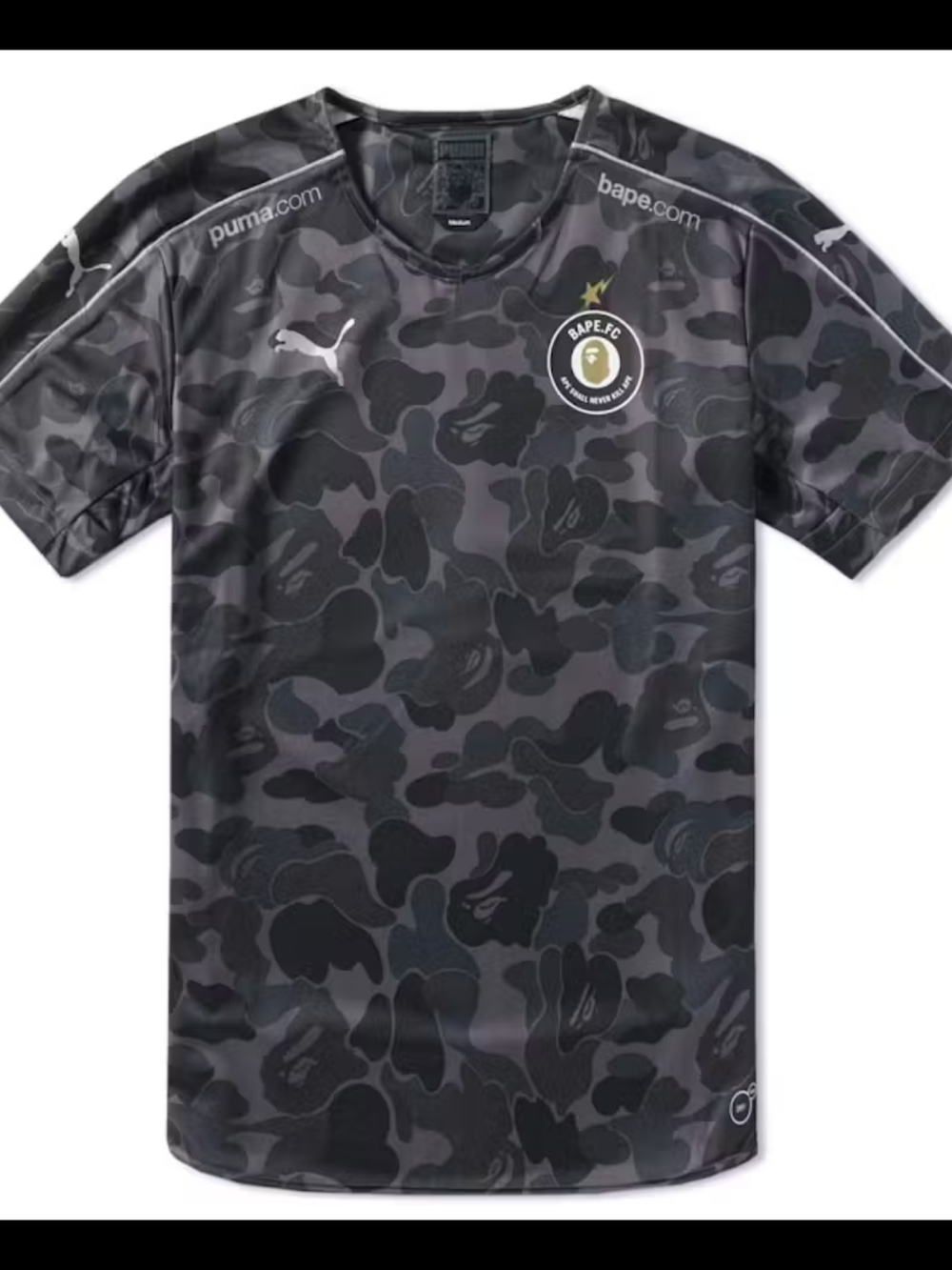 Bape X Puma Collab Soccer Jersey 2014 Release VERY RARE Piece 100% Authentic